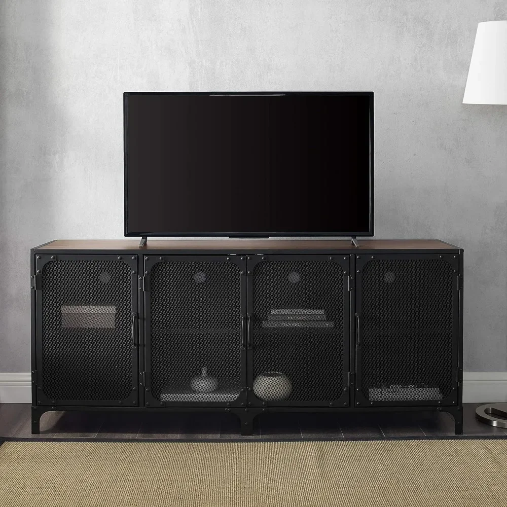 4 Door Metal Mesh Tv Console Home Furniture for Modern Television Suitable for Up to 65" Tv Wall Cabinet 60" Stand Living Room
4 Door Metal Mesh Tv Console Home Furniture for Modern Television Suitable for Up to 65" Tv Wall Cabinet 60" Stand Living Room