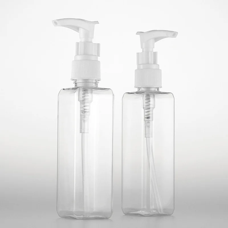 100ml Empty Clear Blue Plastic Square Bottles With Lotion Pump Dispenser Personal Care Liquid Soap Shampoo Cosmetic packaging
100ml Empty Clear Blue Plastic Square Bottles With Lotion Pump Dispenser Personal Care Liquid Soap Shampoo Cosmetic packaging