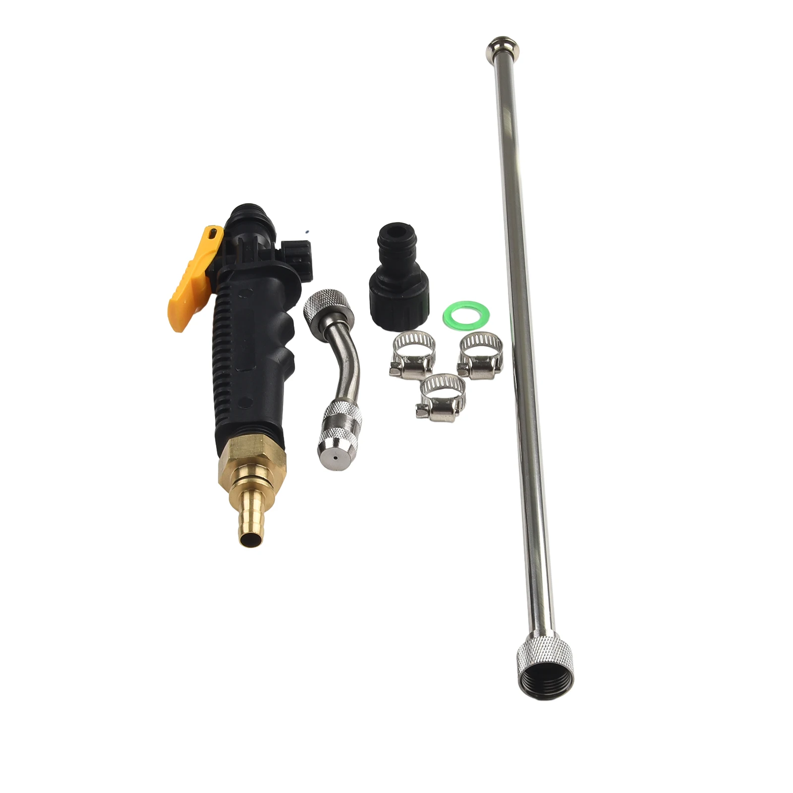3/8" Sprayer Wand High Pressure Water Gun Metal Water Gun Jet Garden Hose Nozzle Sprayer Watering Spray Sprinkler
3/8" Sprayer Wand High Pressure Water Gun Metal Water Gun Jet Garden Hose Nozzle Sprayer Watering Spray Sprinkler