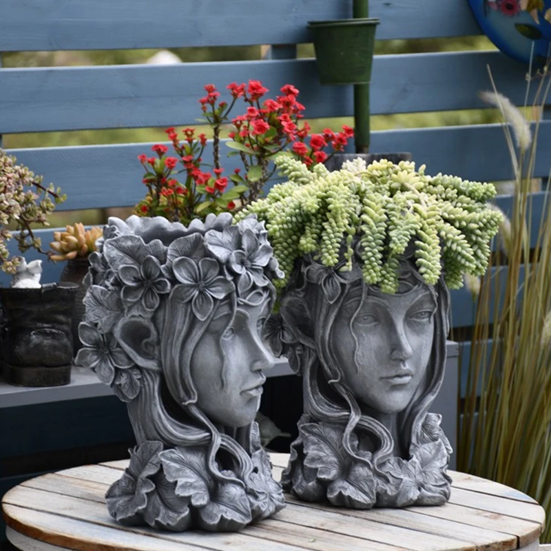 Handmade Girl for Head Shaped Flower Pot UV Epoxy Mold Pen Holder Candle Holder Cement Pot Planter Resin Silicone Mould Dropship
Handmade Girl for Head Shaped Flower Pot UV Epoxy Mold Pen Holder Candle Holder Cement Pot Planter Resin Silicone Mould Dropship