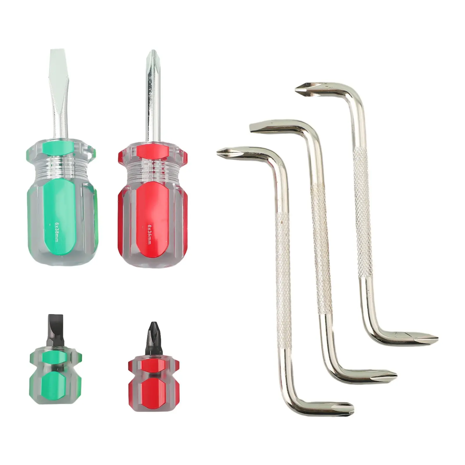 7pcs Small Screwdriver Z-Type Screwdrivers Kit Magnetic Slotted Cross Head Double Head Driver For Carpentry Repairing Hand Tool
7pcs Small Screwdriver Z-Type Screwdrivers Kit Magnetic Slotted Cross Head Double Head Driver For Carpentry Repairing Hand Tool