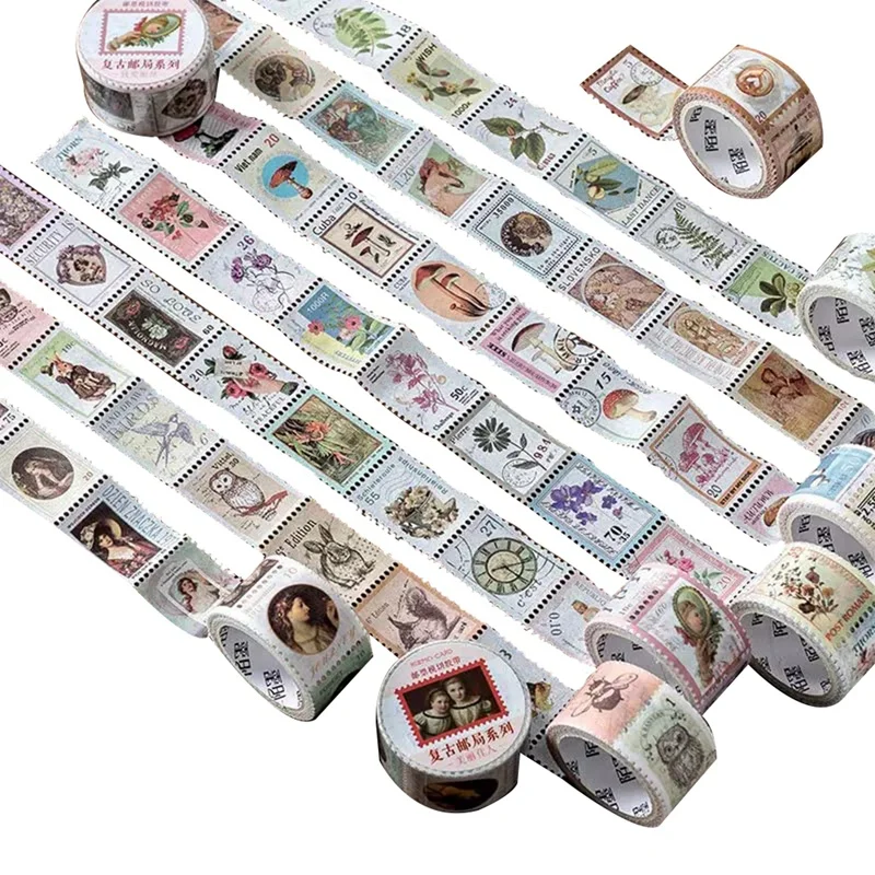 8 Rolls Vintage Stamp Washi Tape Set For Diary Photo Album Notebook Scrapbooking Planner Stationery Sticker
8 Rolls Vintage Stamp Washi Tape Set For Diary Photo Album Notebook Scrapbooking Planner Stationery Sticker