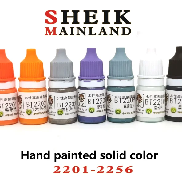Paint Pigment Model Coloring Hand Painting Solid Color Pen Safety Water-based Matte SHEIK MAINLAND 2201-2256 3d Print Parts GOOD
Paint Pigment Model Coloring Hand Painting Solid Color Pen Safety Water-based Matte SHEIK MAINLAND 2201-2256 3d Print Parts GOOD