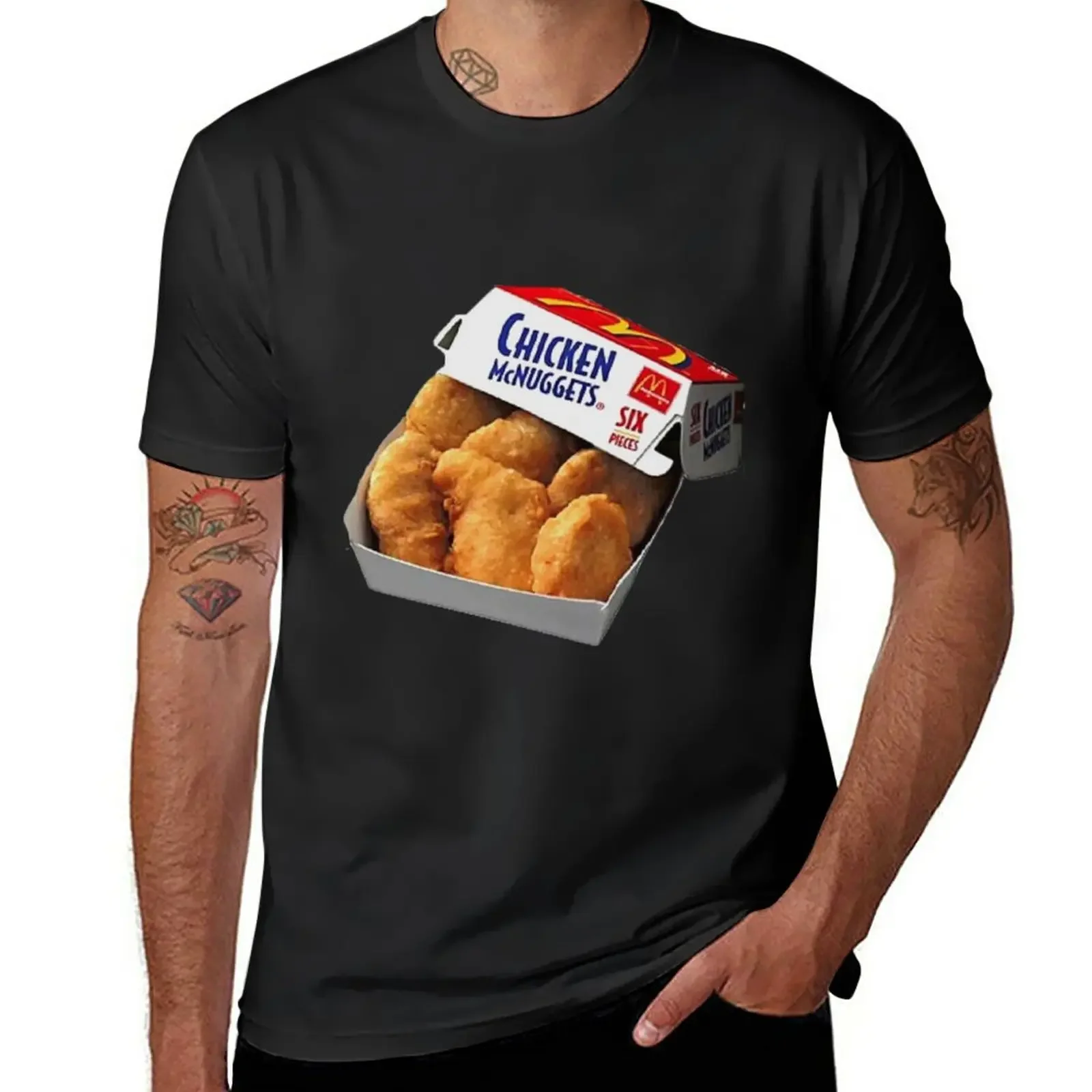 

chicken nuggets T-Shirt customs design your own customizeds workout shirts for men