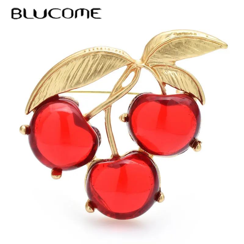 Blucome Delicious Cherry Brooches For Women Red Resin Beauty Fruits Party Office Brooch Pin Gifts
Blucome Delicious Cherry Brooches For Women Red Resin Beauty Fruits Party Office Brooch Pin Gifts