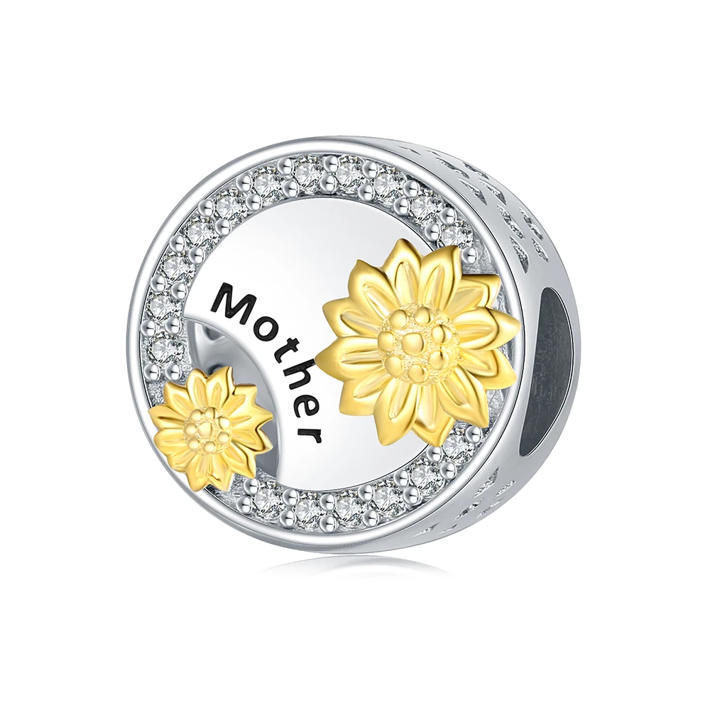 925 Sterling Silver Sunflower Beads Shiny Zircon Charm Fit European Bracelet Jewelry Birthday Mother Day Gifts for Women Mother
925 Sterling Silver Sunflower Beads Shiny Zircon Charm Fit European Bracelet Jewelry Birthday Mother Day Gifts for Women Mother