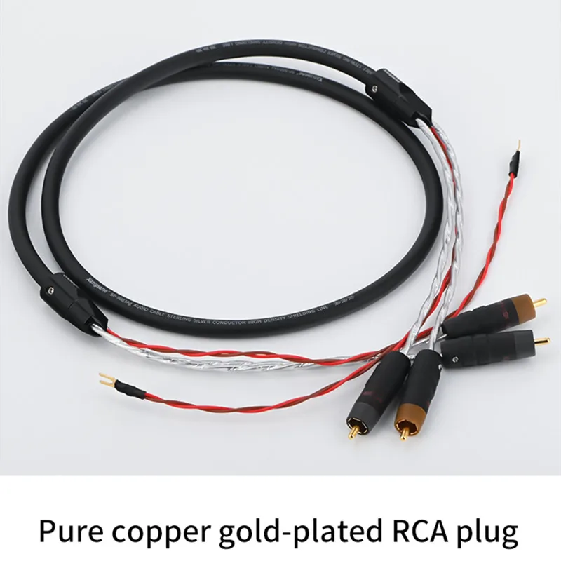 rca cable hifi 6N Pure Silver LP Vinyl Record HiFi Audio Cable Tone Arm Signal Cable Gramophone Dedicated Ground Wire
rca cable hifi 6N Pure Silver LP Vinyl Record HiFi Audio Cable Tone Arm Signal Cable Gramophone Dedicated Ground Wire