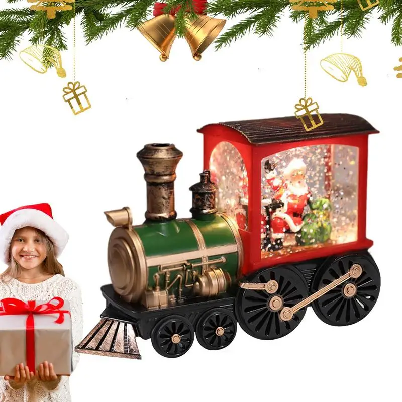 Christmas Snow Globe Train Decorations Santa Claus Snowman Glowing Christmas Train Ornaments Home Navidad New Year's Gift 2024
Christmas Snow Globe Train Decorations Santa Claus Snowman Glowing Christmas Train Ornaments Home Navidad New Year's Gift 2024