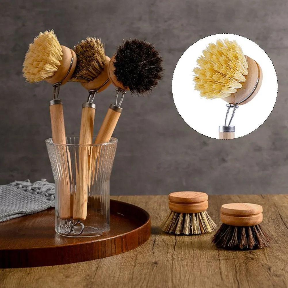 Wooden Kitchen Dish Brush Natural Bamboo Scrub Cleaning Brush Dish Brush For Kitchen Room Cleaning Supplies
Wooden Kitchen Dish Brush Natural Bamboo Scrub Cleaning Brush Dish Brush For Kitchen Room Cleaning Supplies