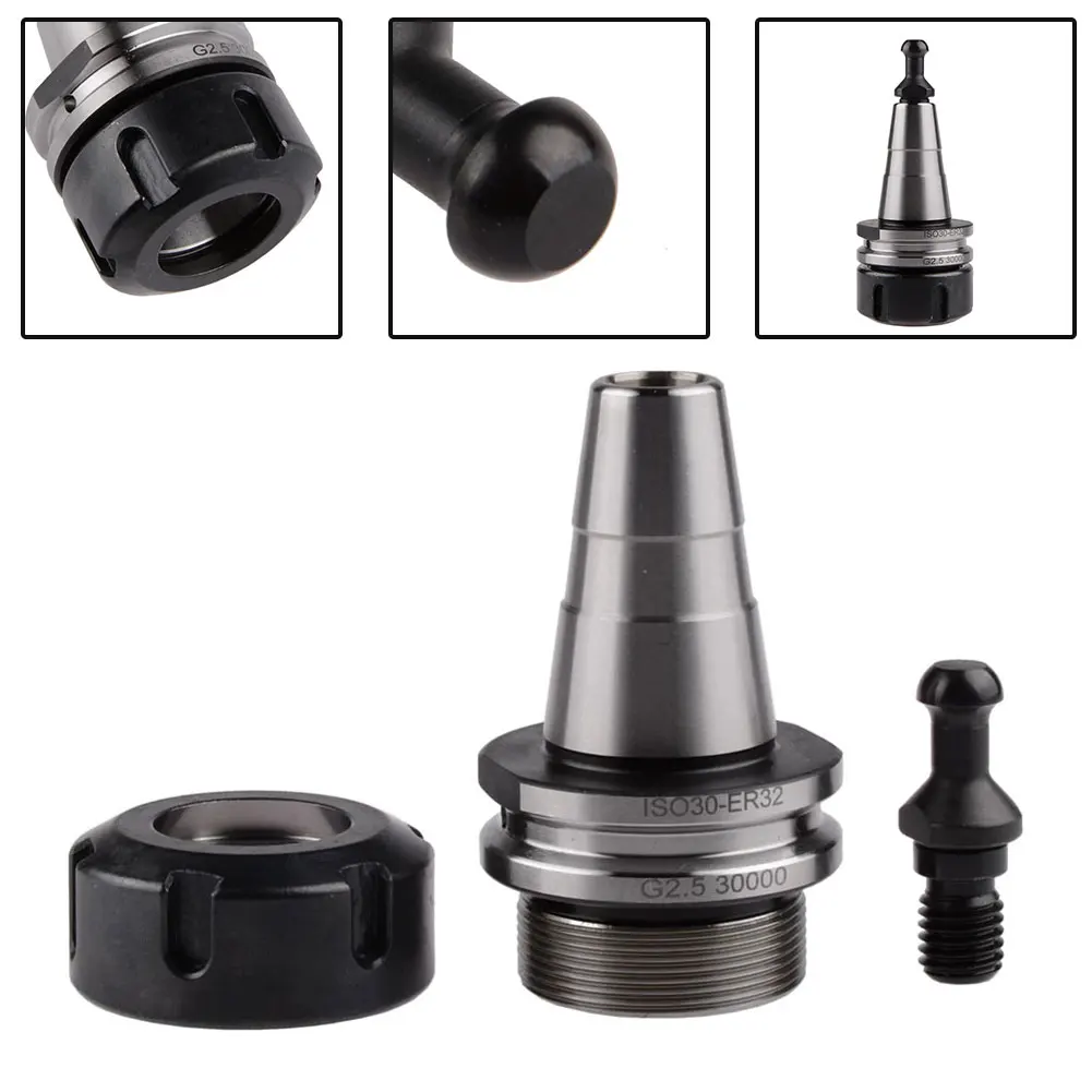 1pcs ISO30 ER32 45L Balance Collet Lathe Chuck CNC Tool Holder With Pull Stud Milling For Drilling Machines Lathes Power Tools
1pcs ISO30 ER32 45L Balance Collet Lathe Chuck CNC Tool Holder With Pull Stud Milling For Drilling Machines Lathes Power Tools