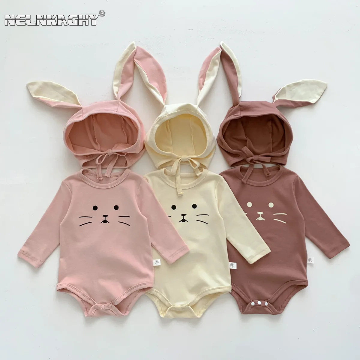 2023 Autumn Infant Baby Girls Boys Rabbit Shaped One-piece Kids Jumpsuits Newborn Clothing Set 2pcs Bodysutis + Hat 0-24M
2023 Autumn Infant Baby Girls Boys Rabbit Shaped One-piece Kids Jumpsuits Newborn Clothing Set 2pcs Bodysutis + Hat 0-24M