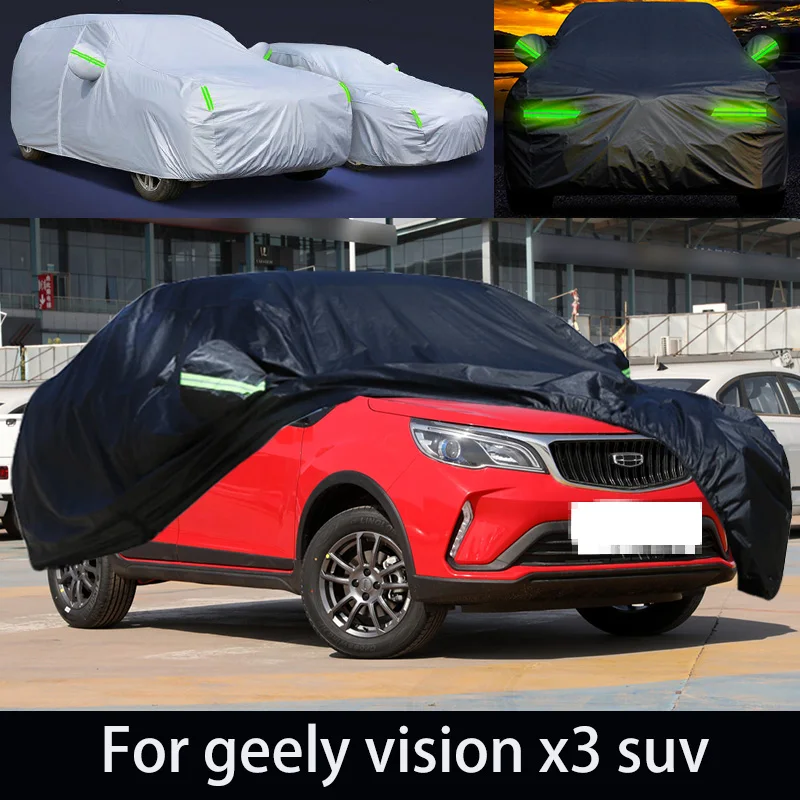 

For geely vision x3 suv auto anti snow, anti freezing, anti dust, anti peeling paint, and anti rainwater.car cover protection