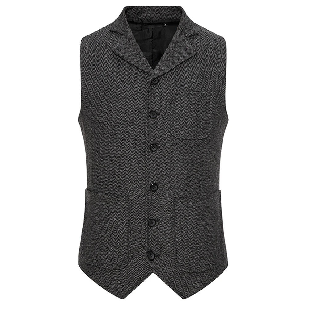 Comfortable Mens Waistcoat Mens Tops Retro Single Breasted Sleeveless Slight Stretch Smart Business Suit Tweed
Comfortable Mens Waistcoat Mens Tops Retro Single Breasted Sleeveless Slight Stretch Smart Business Suit Tweed