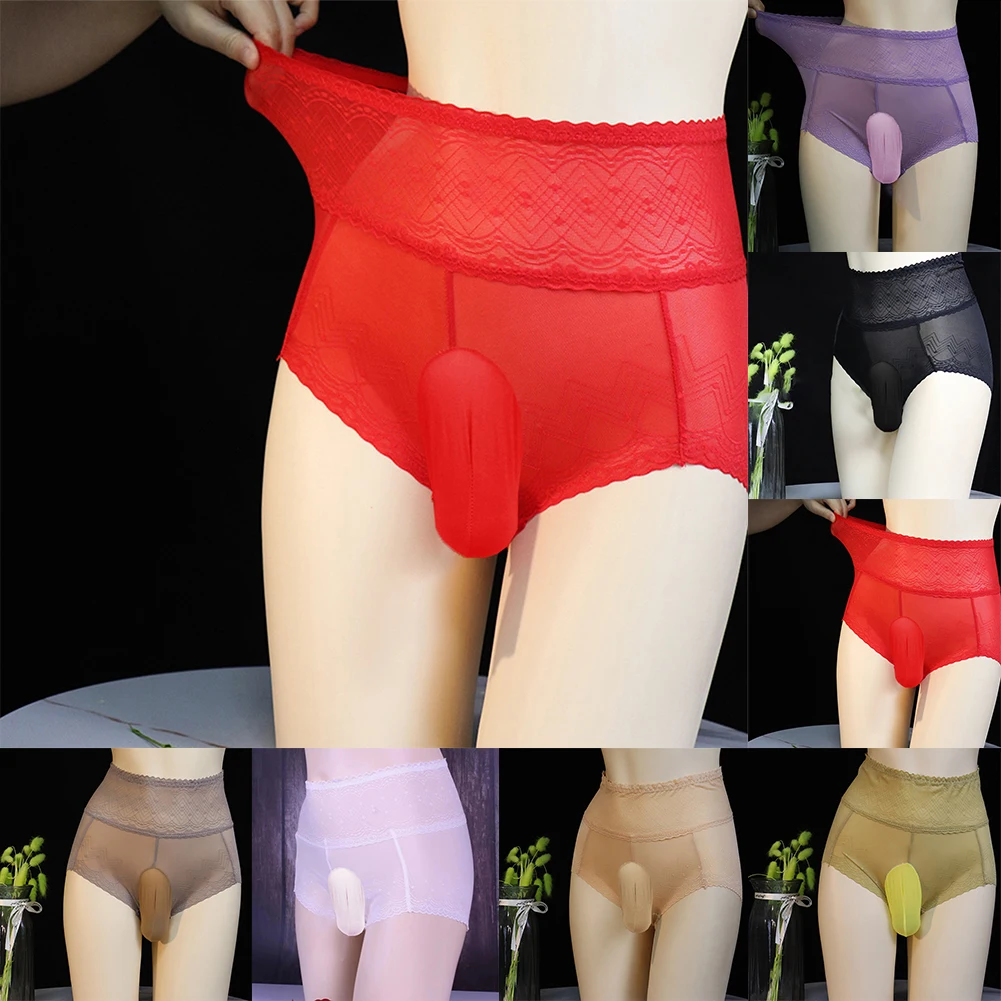 Sissy Mens Mesh Pouch High Wasist Funny Panties Elastic Briefs Panties Underwear Lingerie Underpants Men's Swimming Trunks
Sissy Mens Mesh Pouch High Wasist Funny Panties Elastic Briefs Panties Underwear Lingerie Underpants Men's Swimming Trunks