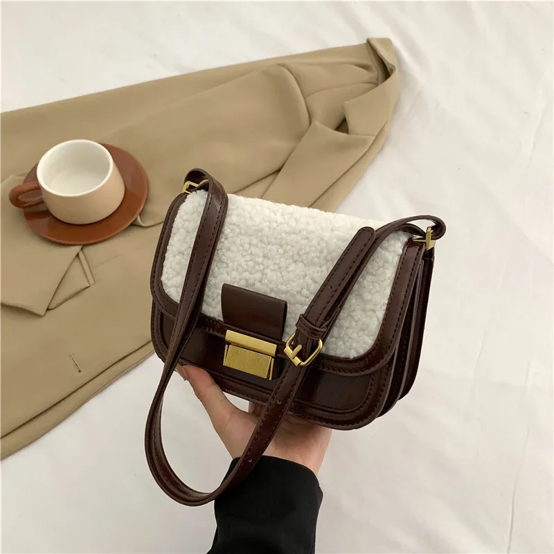Fashion Wool Classic Box Small Shoulder Crossbody Bags For Women Trend Designer Square Flap Purse PU Leather Ladies Handba Purse
Fashion Wool Classic Box Small Shoulder Crossbody Bags For Women Trend Designer Square Flap Purse PU Leather Ladies Handba Purse