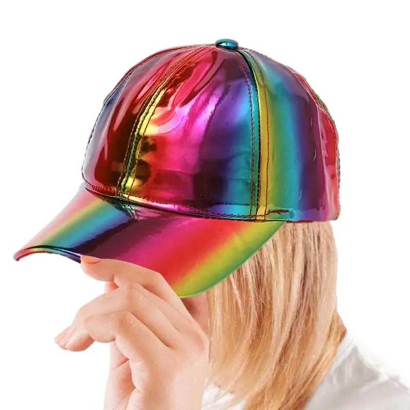 Rainbow Reflective Hip Hop Rave Hat Shiny Street Dance Skateboard Snapback Hats Reflective Snapback Hat For Rave Cosplay Casual
Rainbow Reflective Hip Hop Rave Hat Shiny Street Dance Skateboard Snapback Hats Reflective Snapback Hat For Rave Cosplay Casual