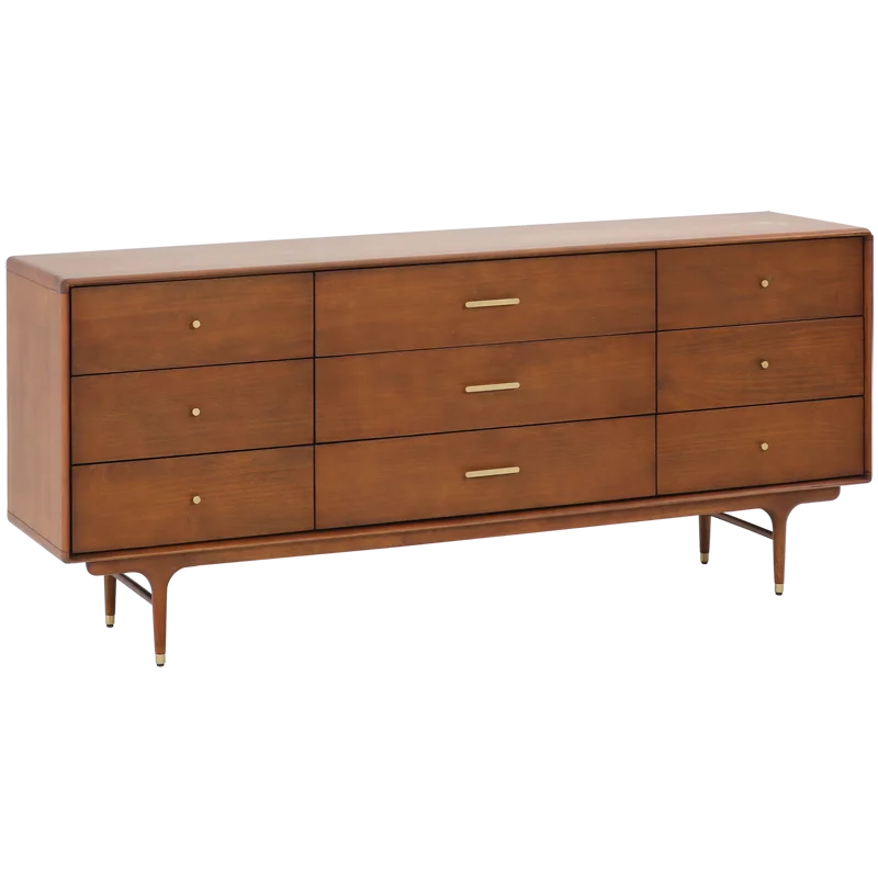 

Nordic Antique Style Solid Wood Chest of Drawers North American Walnut Color Storage Cabinet Modern Minimalist Sideboard Cabinet