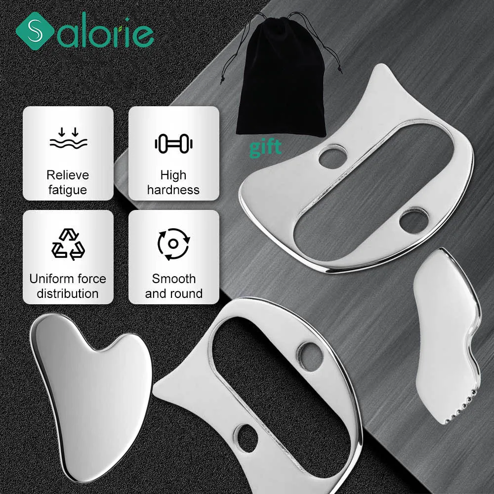 Fitness Muscle Scraping Massager Skin Tissue Myofascial Release Physical Therapy Fascial Knife Gua Sha Scraper Stainless Steel
Fitness Muscle Scraping Massager Skin Tissue Myofascial Release Physical Therapy Fascial Knife Gua Sha Scraper Stainless Steel