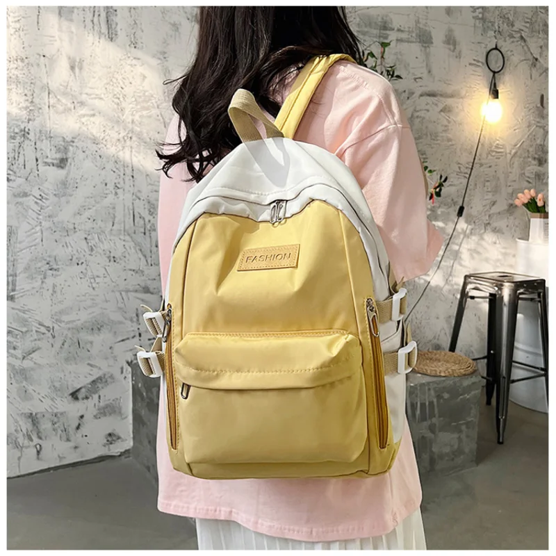 Nylon Large Capacity Women Backpack Waterproof Travel Backpacks Trendy Students School Bag Outdoor Storage Backpacks
Nylon Large Capacity Women Backpack Waterproof Travel Backpacks Trendy Students School Bag Outdoor Storage Backpacks