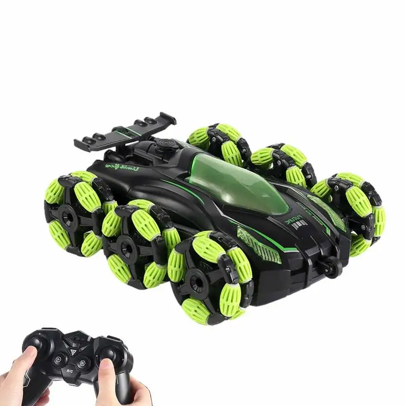 

Remote Control Car With Lights Car Toys For 6-12 Year Old Boys Six-wheel Stunt Car For Kids 2.4Ghz RC Stunt Car Birthday Gifts