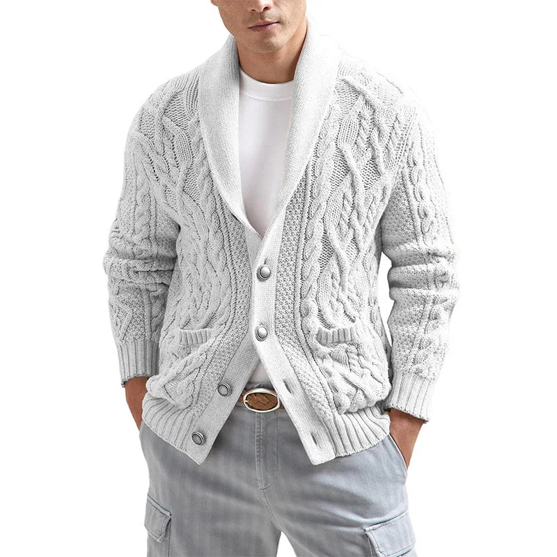 Men's Knitted Cardigan 2023 Autumn And Winter New Europe And The United States Solid Color Slim-Fit Long-Sleeved Knitted Coat 
Men's Knitted Cardigan 2023 Autumn And Winter New Europe And The United States Solid Color Slim-Fit Long-Sleeved Knitted Coat