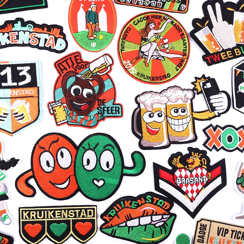 Netherland Carnival Embroidery Patch Oeteldonk Emblem Patch DIY Iron On Patches For Clothing Frog Patches Sew/Ironing Stickers
Netherland Carnival Embroidery Patch Oeteldonk Emblem Patch DIY Iron On Patches For Clothing Frog Patches Sew/Ironing Stickers