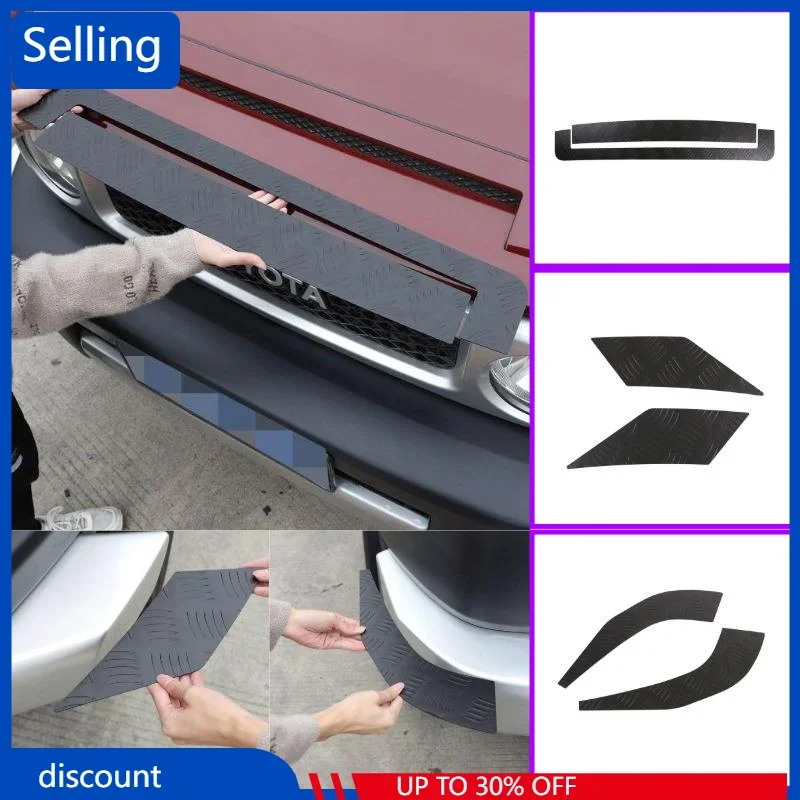 Автомобильные аксессуары для Toyota FJ Cruiser 2007-2021, черный передний и задний бампер из алюминиевого сплава, боковые защитные пластины, Молдинг 
Автомобильные аксессуары для Toyota FJ Cruiser 2007-2021, черный передний и задний бампер из алюминиевого сплава, боковые защитные пластины, Молдинг