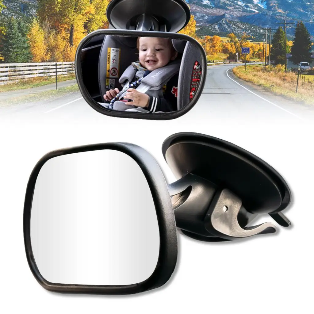 Car Back Seat Baby Safety View Suction Cup Mirror Rear Facing View Convex Mirror Adjustable car Interior Monitor Reverse Safety
Car Back Seat Baby Safety View Suction Cup Mirror Rear Facing View Convex Mirror Adjustable car Interior Monitor Reverse Safety
