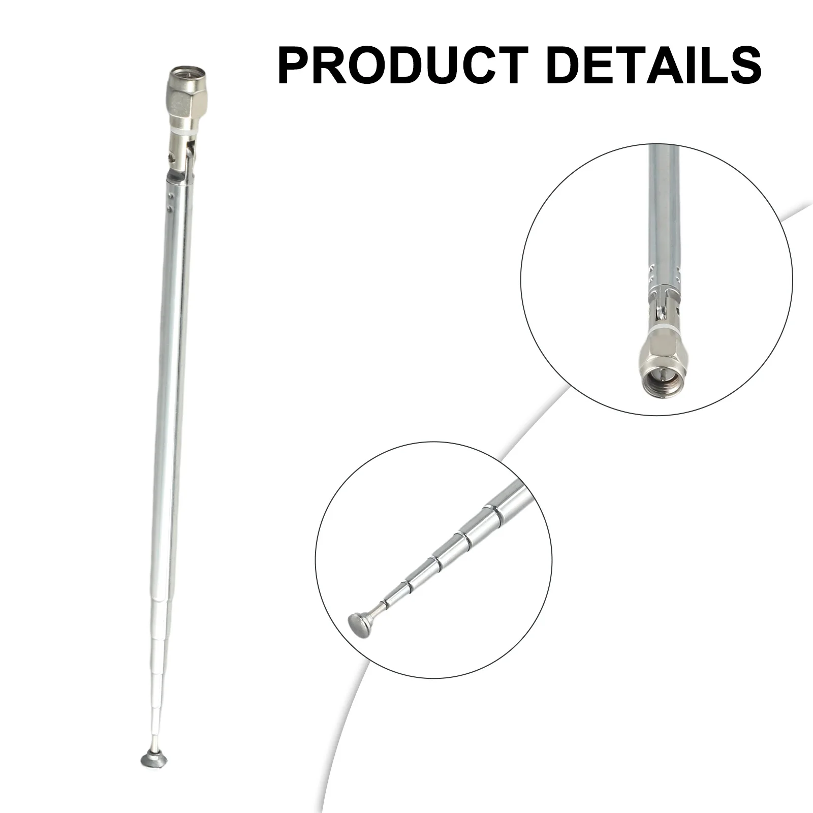 Telescopic Antenna Replacement 5.2M Stainless Steel Tie Rod Radio Shortwave Antenna M10 Interface DIY Shortwave Tie Rod Antenna
Telescopic Antenna Replacement 5.2M Stainless Steel Tie Rod Radio Shortwave Antenna M10 Interface DIY Shortwave Tie Rod Antenna