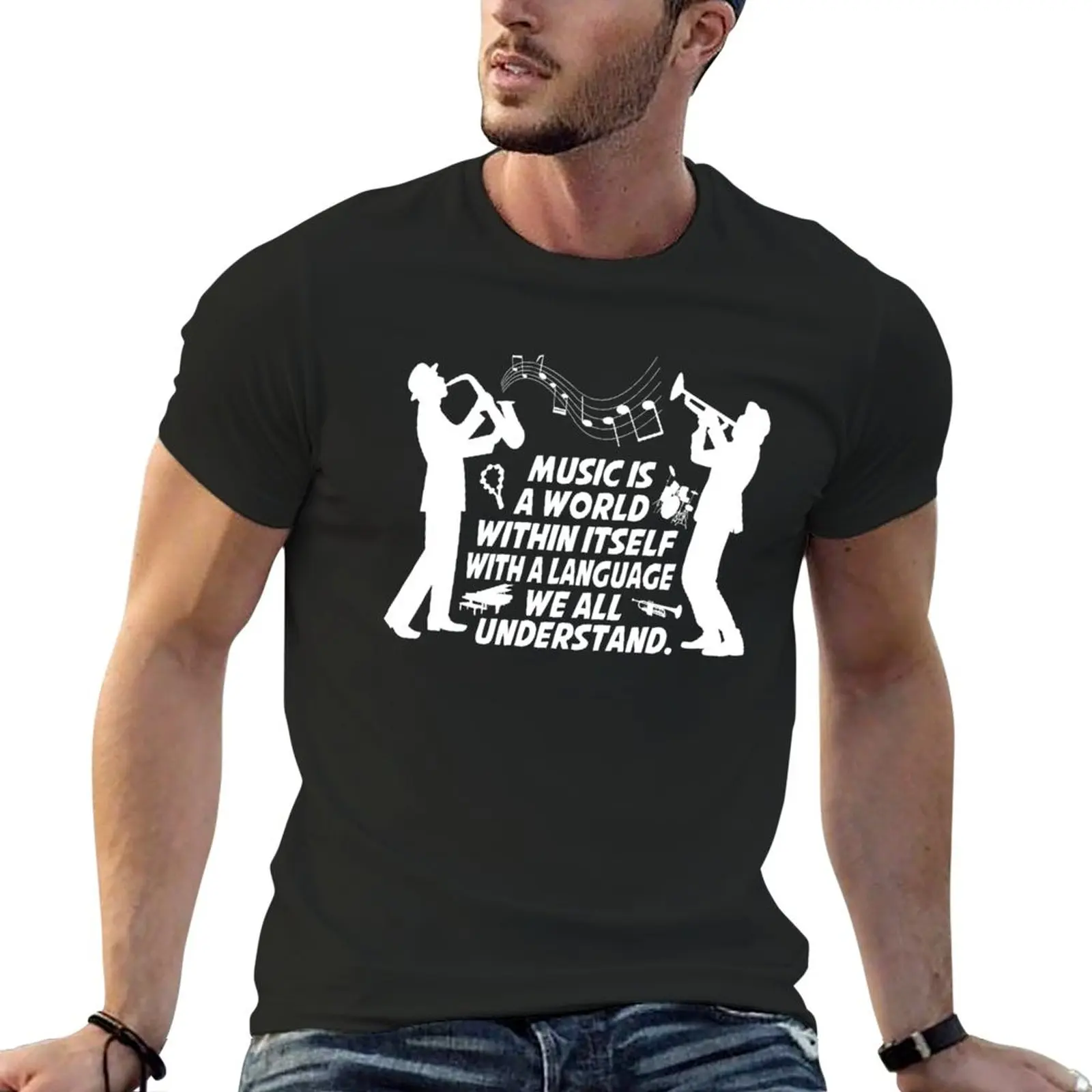 Black and white musician quote T-Shirt tees oversizeds boys animal print shirt korean fashion plain t shirts men
Black and white musician quote T-Shirt tees oversizeds boys animal print shirt korean fashion plain t shirts men