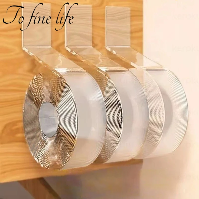 5M Transparent Waterproof Double-sided Tapes Reusable Fixed Adhesive Tools for Kitchen 1mm No Trace High-viscosity Nano Tapes
5M Transparent Waterproof Double-sided Tapes Reusable Fixed Adhesive Tools for Kitchen 1mm No Trace High-viscosity Nano Tapes