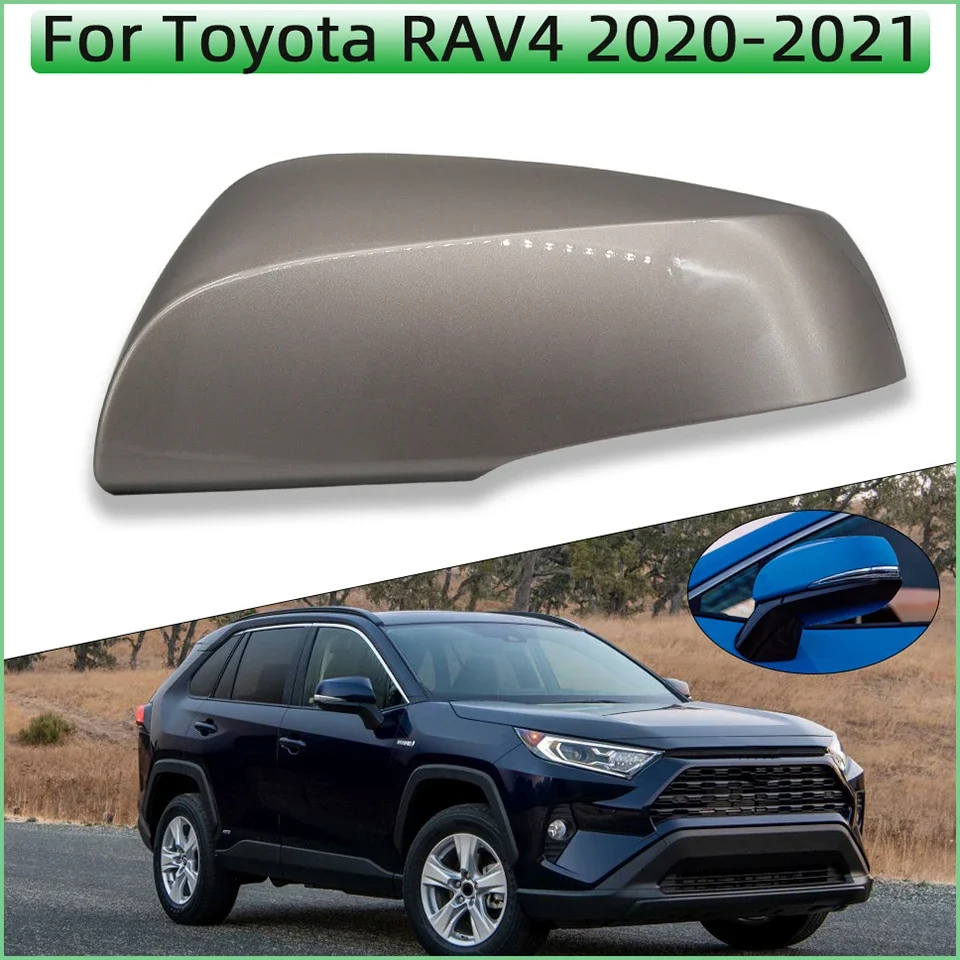 

Rearview Mirror Cap For Toyota Rav4 2020 2021 Door Side Wing Mirror Cover Housing Shell Brownze Milan Khaki White Black Grey