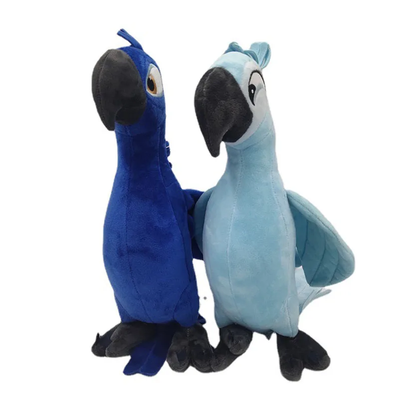 

30CM New Rio 2 Movie Kawaii Cartoon Hobby Toys Blue Parrot Blu & Jewel Bird Dolls Birthday Gifts For Kids Present Toy Ornament