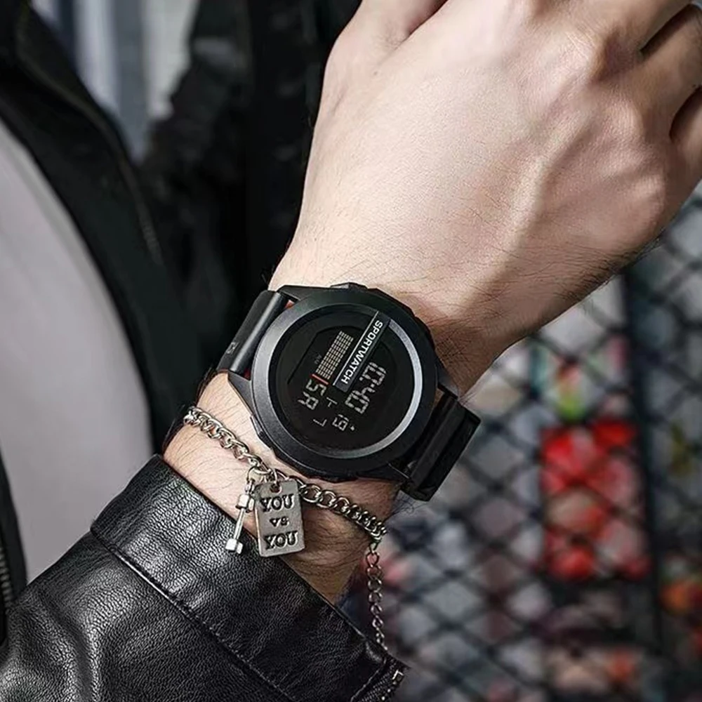 High Quality Digital Watch Fashion Casual Men's Quartz Belt Watch Business Waterproof Wristwatch Luminous Retro Electronic Clock
High Quality Digital Watch Fashion Casual Men's Quartz Belt Watch Business Waterproof Wristwatch Luminous Retro Electronic Clock