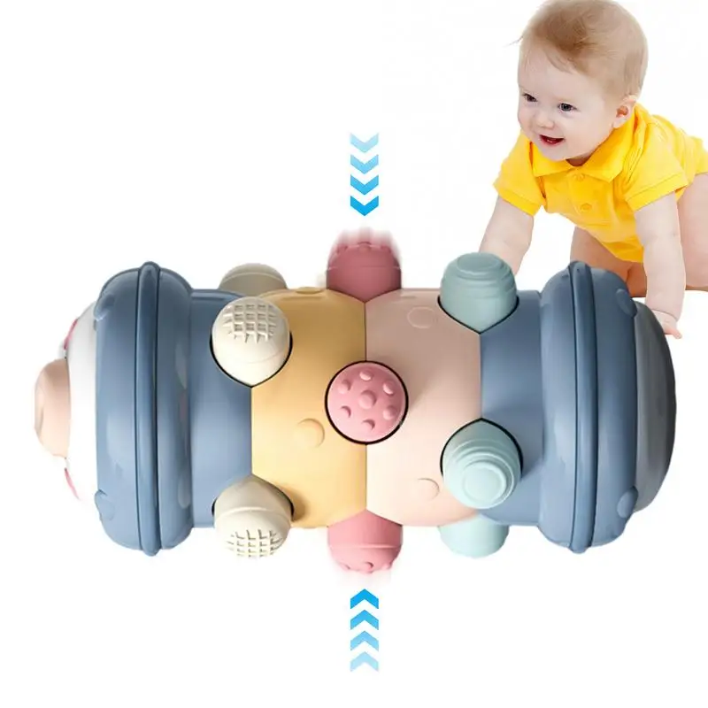 

Crawling Rolling Toy Sensory Interactive Moving Montessori Play Center Roller Toy Color Learning Early Development Educational