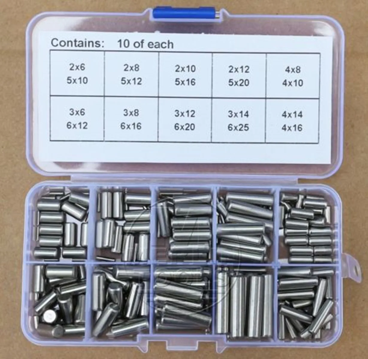 200Pcs 304 Stainless Steel 2 3 4 5 6mm Dowel Pin Rod Assortment Kit
200Pcs 304 Stainless Steel 2 3 4 5 6mm Dowel Pin Rod Assortment Kit