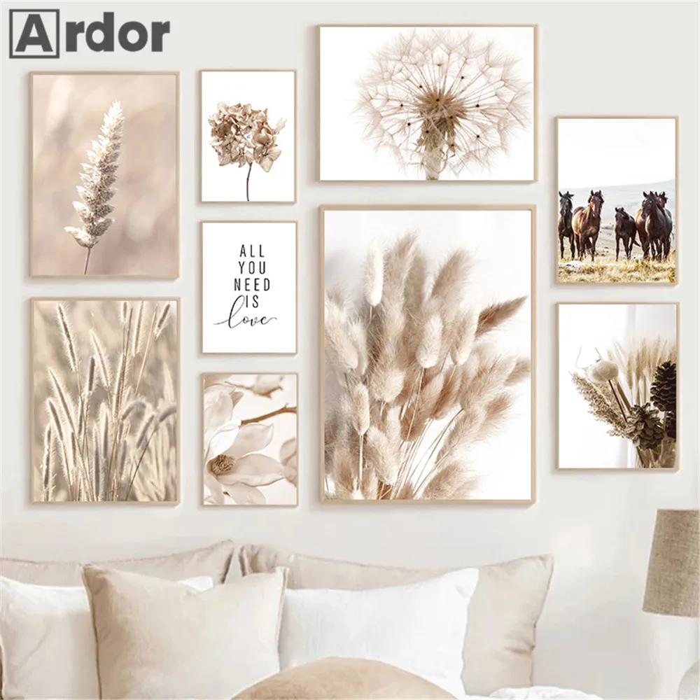 Dried Flower Plant Hay Reed Wall Art Poster Dandelion Canvas Print Horse Painting Beige Posters Nordic Wall Pictures Home Decor
Dried Flower Plant Hay Reed Wall Art Poster Dandelion Canvas Print Horse Painting Beige Posters Nordic Wall Pictures Home Decor