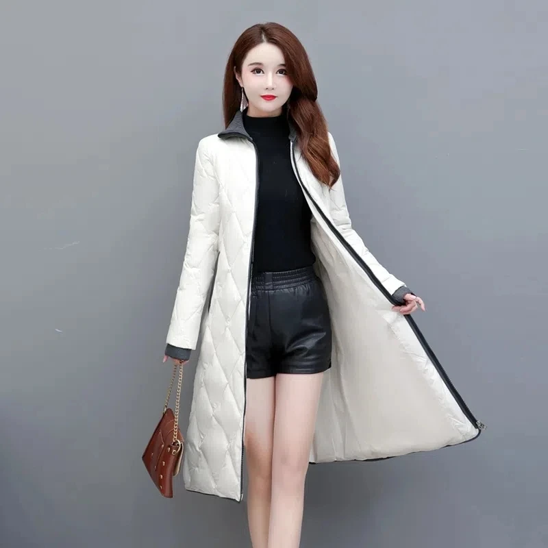 Пуховик женский из хлопка, Осень-зима 2023, новая модная подходящая ко всему Толстая стеганая куртка, женские длинные теплые парки большого размера
Пуховик женский из хлопка, Осень-зима 2023, новая модная подходящая ко всему Толстая стеганая куртка, женские длинные теплые парки большого размера