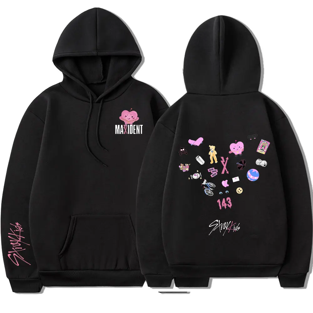 Korean Fashion Stray Kids Maxident Hoodie Kpop Harajuku Men's Women's Casual Hoodies Autumn Winter Hooded Sweatshirts Oversized
Korean Fashion Stray Kids Maxident Hoodie Kpop Harajuku Men's Women's Casual Hoodies Autumn Winter Hooded Sweatshirts Oversized