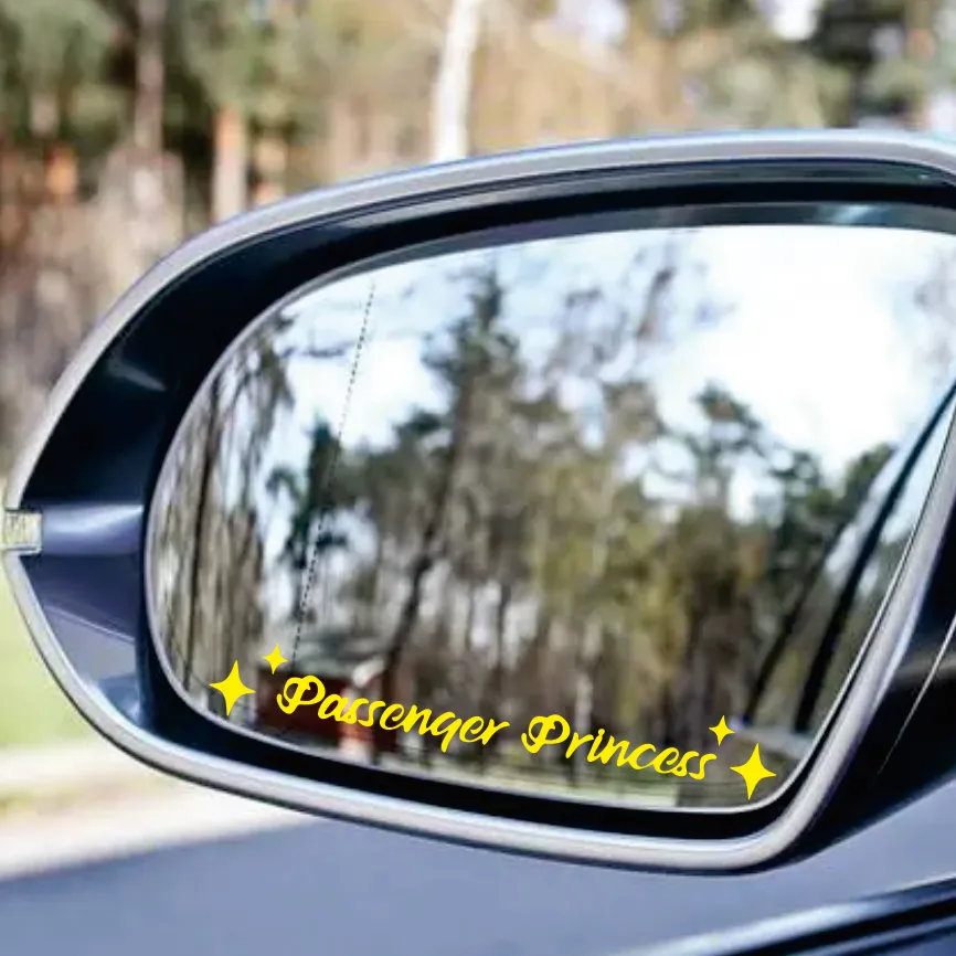 Passenger Princess Star Car Rear View Mirror Waterproof Stickers Decor Auto Vehicle Vinyl Decal Sticker Car Interior Accessories
Passenger Princess Star Car Rear View Mirror Waterproof Stickers Decor Auto Vehicle Vinyl Decal Sticker Car Interior Accessories