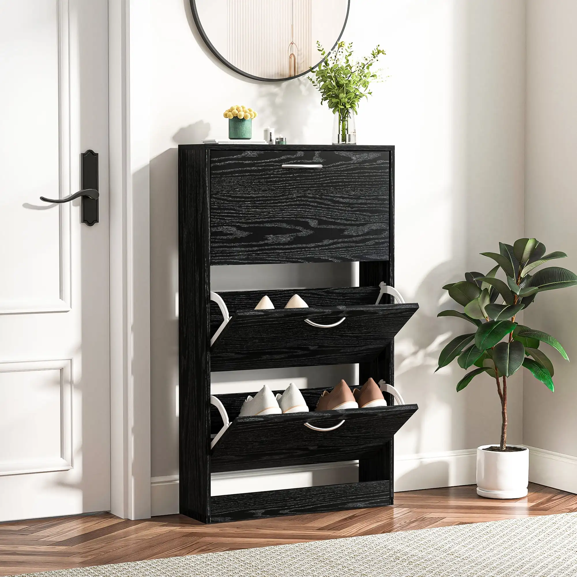 3-drawer Shoe Cabinet, Independent Shoe Rack, Shoe Cabinet Storage Box, Suitable for Home or Office
3-drawer Shoe Cabinet, Independent Shoe Rack, Shoe Cabinet Storage Box, Suitable for Home or Office
