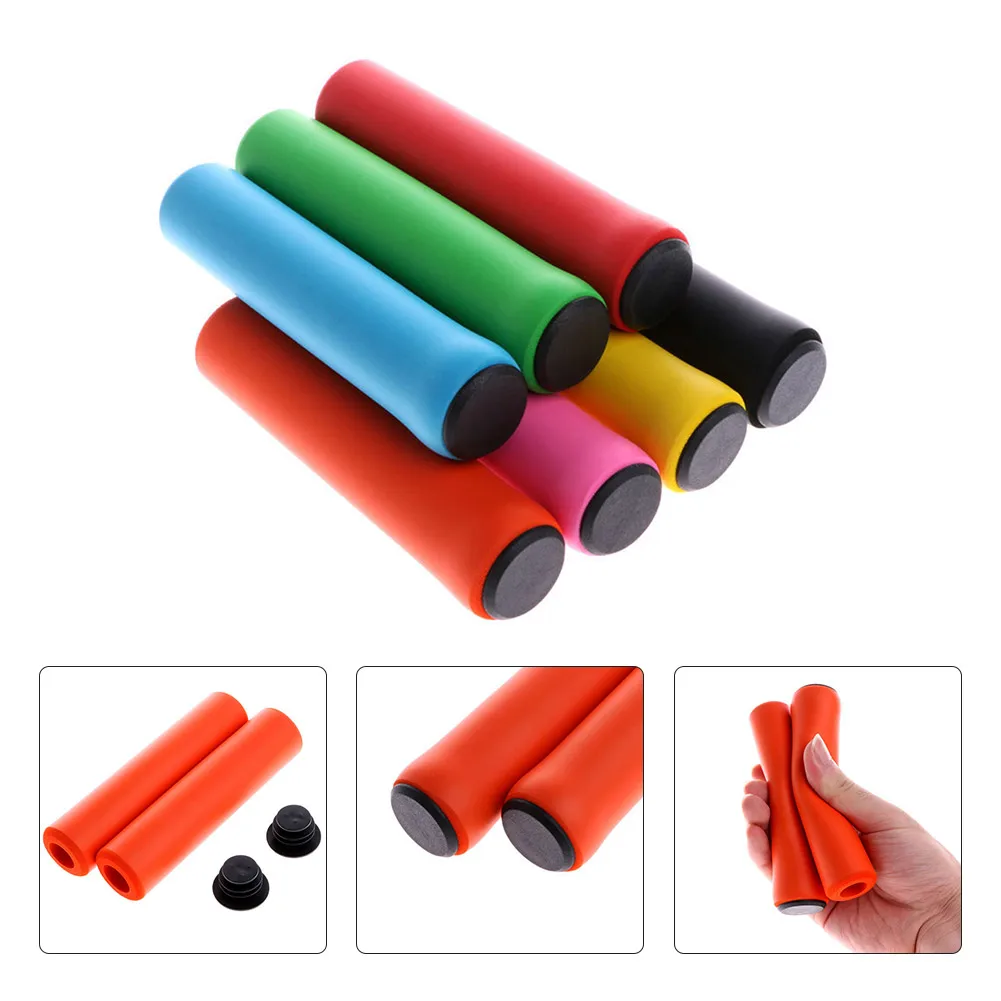 MTB1 Pair Soft Foam Silicone Sponge Handle Bar Grips 22.2MM 130MM Anti-slip Damping Handlebar Cover Bike Bicycle Accessories
MTB1 Pair Soft Foam Silicone Sponge Handle Bar Grips 22.2MM 130MM Anti-slip Damping Handlebar Cover Bike Bicycle Accessories