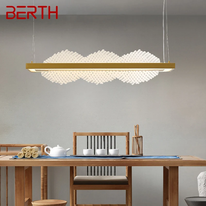 BERTH LED Modern Pendant Lamp Chinese Creative Simplicity Design Gold Ceiling Chandelier Light For Home Tea House Dining Room
BERTH LED Modern Pendant Lamp Chinese Creative Simplicity Design Gold Ceiling Chandelier Light For Home Tea House Dining Room