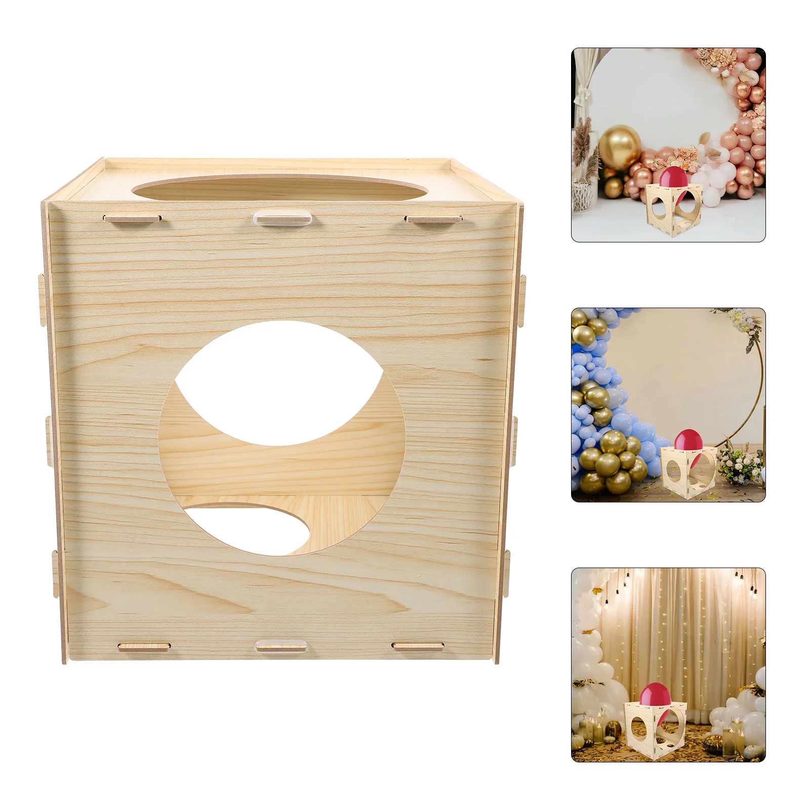 Balloon Sizes Measuring Box Tool Wood Balloon Stuffing Tool for Creating Balloon Arch and Column Stand for party| 29x29cm
Balloon Sizes Measuring Box Tool Wood Balloon Stuffing Tool for Creating Balloon Arch and Column Stand for party| 29x29cm