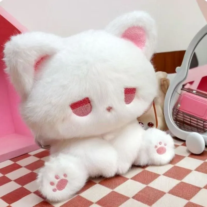 16cm Cute Silly Kitten Doll with High Appearance Plush Toy Cartoon Sitting Posture Doll Black Body with Different Color Eye Gift 16cm Cute Silly Kitten Doll with High Appearance Plush Toy Cartoon Sitting Posture Doll Black Body with Different Color Eye Gift
