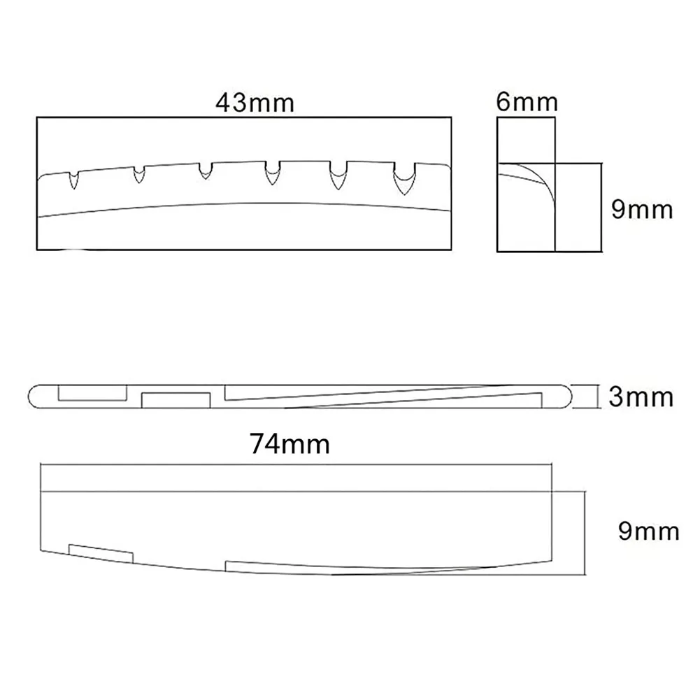 4 Pcs Bone Guitar Nut Saddle Slotted Bone Guitar Nut Saddle ST TL Electric Guitar Luthier Tool Music Instruments Parts
4 Pcs Bone Guitar Nut Saddle Slotted Bone Guitar Nut Saddle ST TL Electric Guitar Luthier Tool Music Instruments Parts