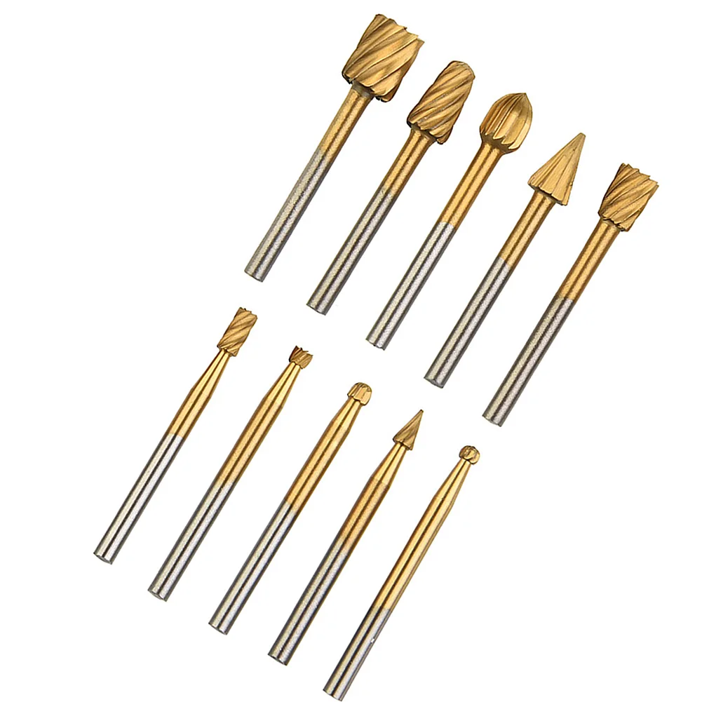 10pcs Set 3.9cmHSS Router Grinding Bit Burr Set For Engraving Wood Rotary Simple Tool For Hanging Mill Electric Mill Drill Grind
10pcs Set 3.9cmHSS Router Grinding Bit Burr Set For Engraving Wood Rotary Simple Tool For Hanging Mill Electric Mill Drill Grind