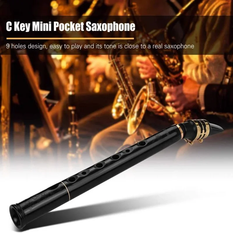 Mini Pocket Saxophone C Key Sax Woodwind Instrument with Carrying Bag Portable Little Saxophone Sax Woodwind Musical Instrument
Mini Pocket Saxophone C Key Sax Woodwind Instrument with Carrying Bag Portable Little Saxophone Sax Woodwind Musical Instrument