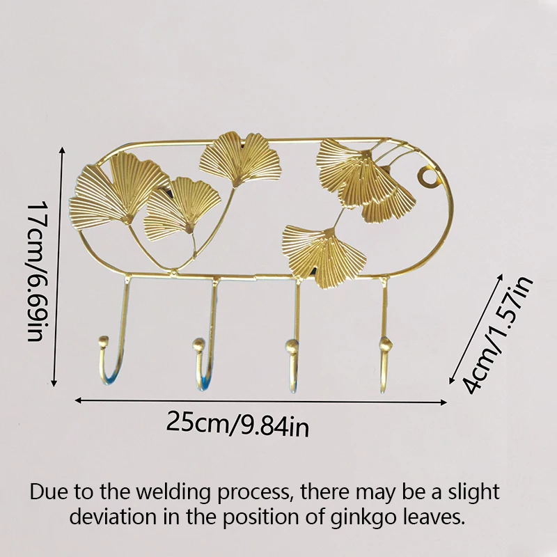 3d Iron Art Ginkgo Leaf Hook Fan Shaped Leaf Hook Wall Hanging Storage Hook Fitting Room Coat Hanger Wall Hook Home Decoration
3d Iron Art Ginkgo Leaf Hook Fan Shaped Leaf Hook Wall Hanging Storage Hook Fitting Room Coat Hanger Wall Hook Home Decoration
