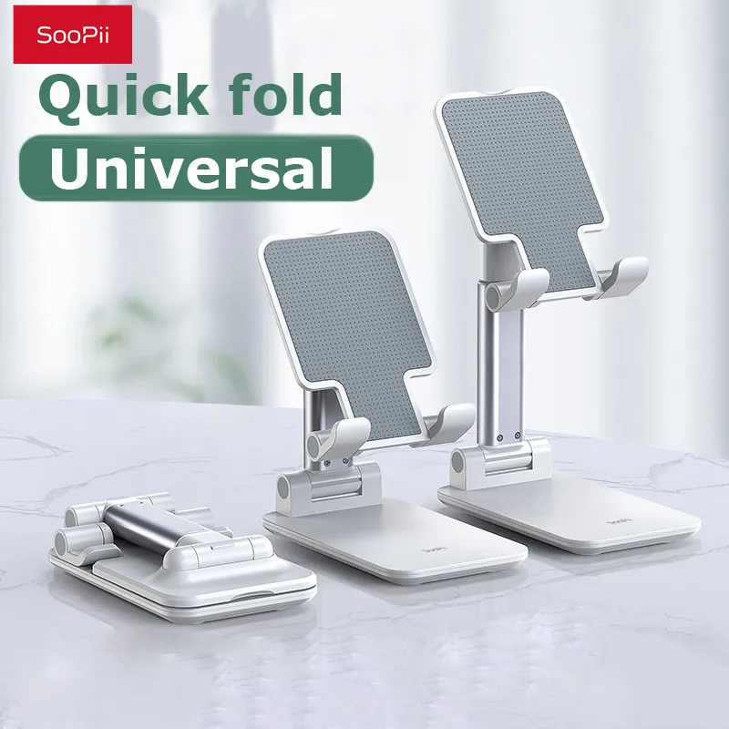 SooPii Phone Stand Adjustable Portable Desktop Stand Aluminum Phone Holder Stable Tablet Stand for Smart Devices Under 13 inch
SooPii Phone Stand Adjustable Portable Desktop Stand Aluminum Phone Holder Stable Tablet Stand for Smart Devices Under 13 inch
